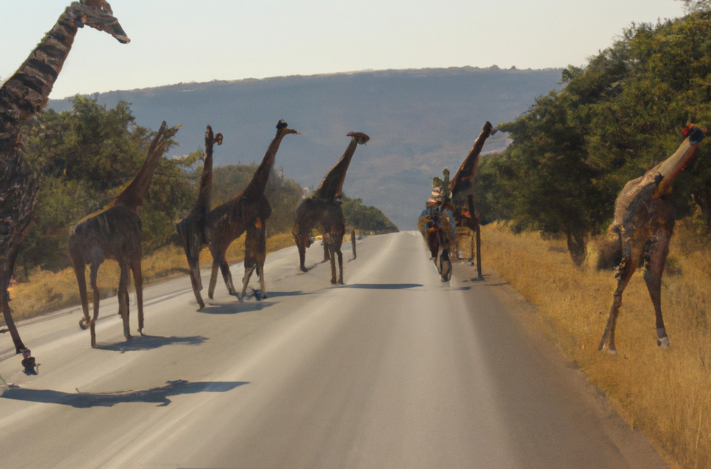 A World on Long Legs: Giraffes as the Primary Means of Transportation